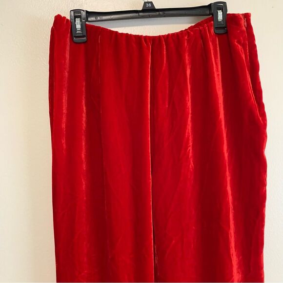 Doncaster Vintage Red rayon silk Velvet two piece suit size large - Picture 14 of 14